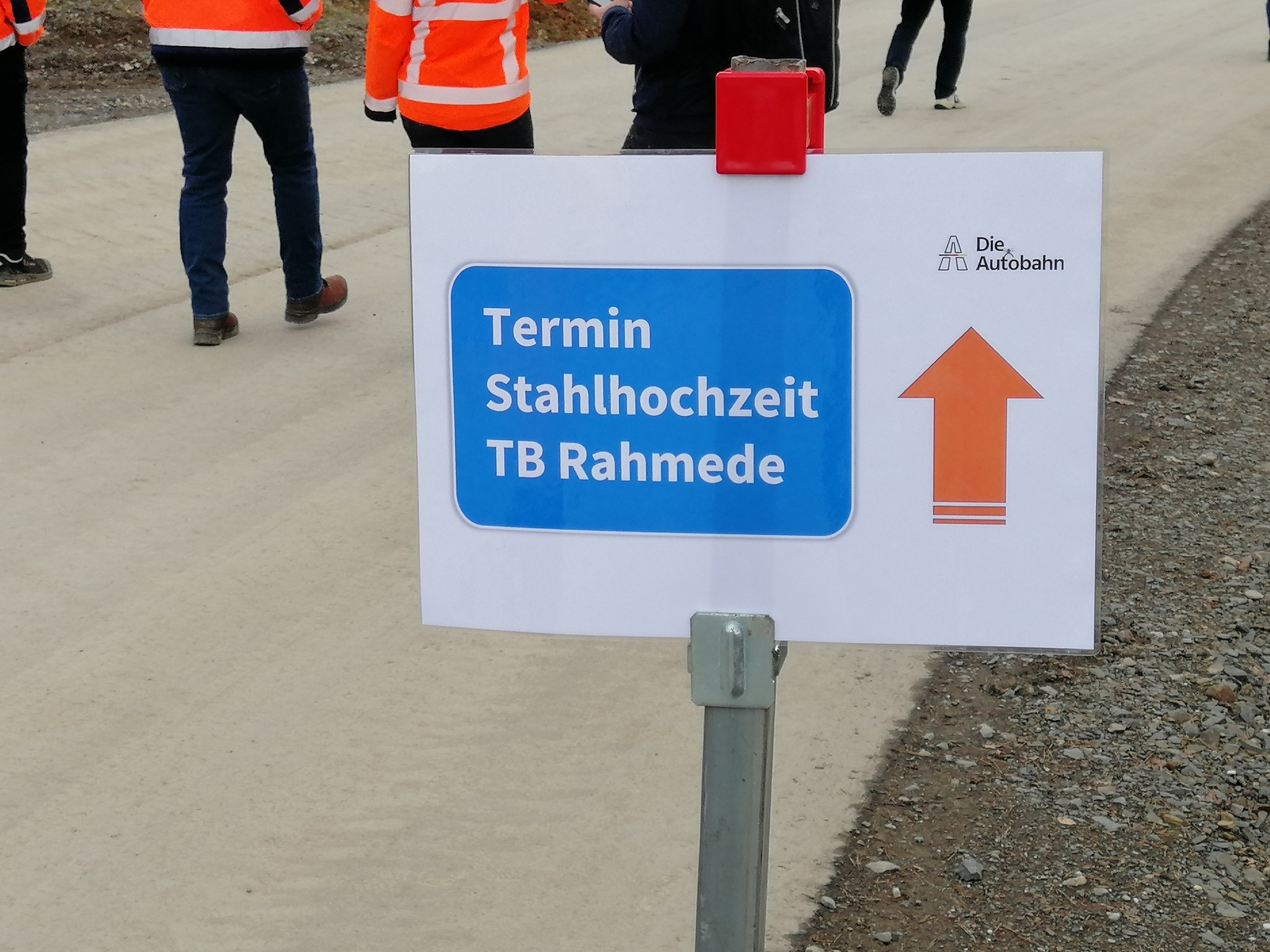 Stahlhochzeit der Rahmedetalbrücke